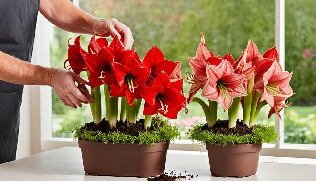 Amaryllis pflanzen und pflegen