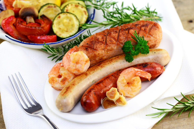 Kochen mit einer Outdoor-Küche