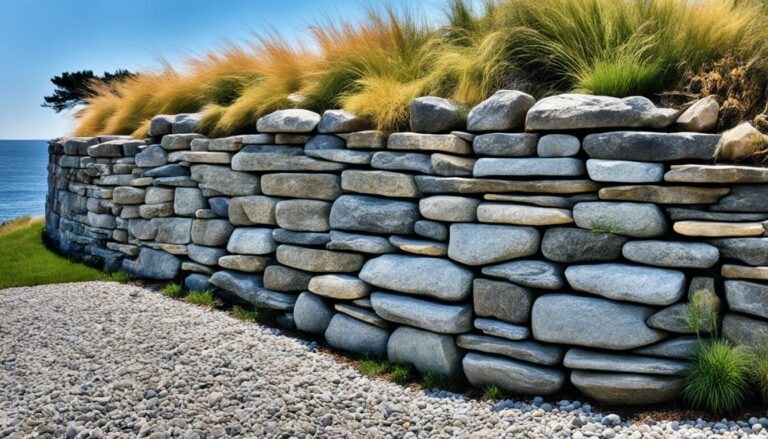 Friesenwall: Natursteinmauer im norddeutschen Stil