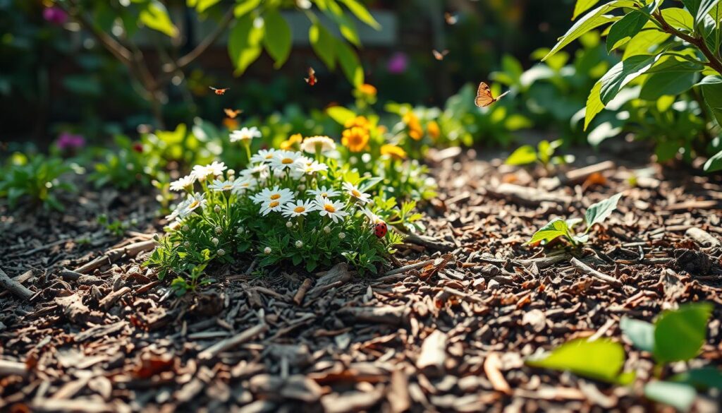 Gartenhygiene mit Rindenmulch