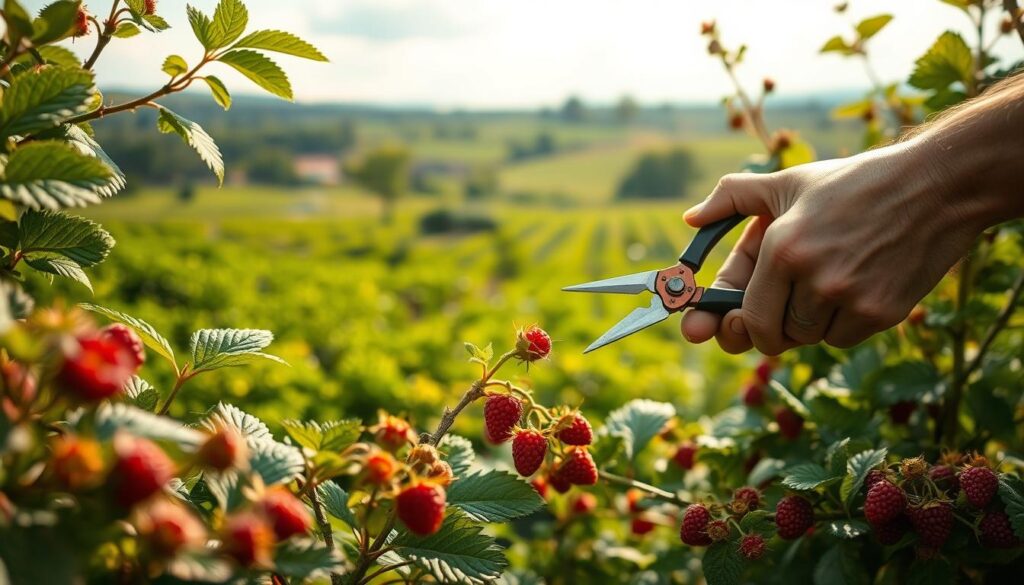 Himbeeren schneiden Techniken