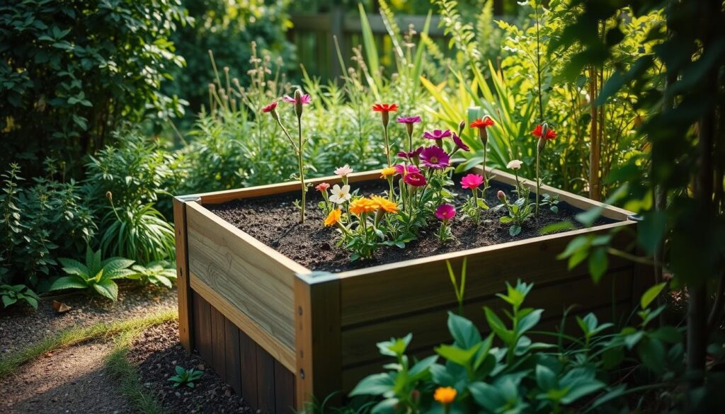 Hochbeet-Gartenbau