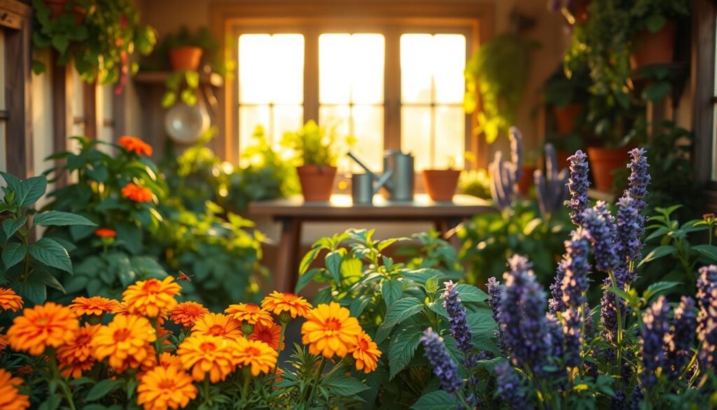 Insektenschutz im Gartenhaus durch Pflanzen Insektenschutz im Gartenhaus durch Pflanzen