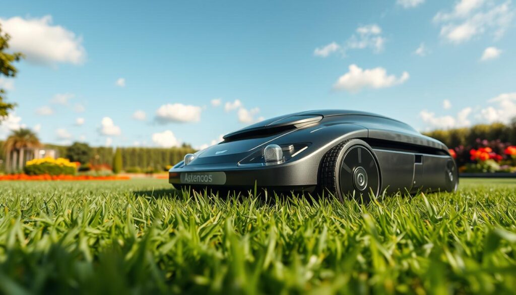 Robotermäher GPS-gestützt mit Sicherheitssensoren