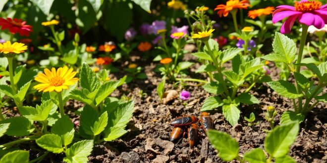 Schaben im Garten