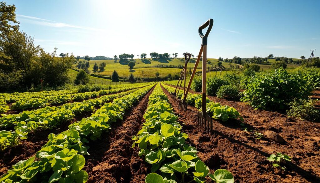 Schuffeleisen Gemüseanbau Landschaftsgestaltung