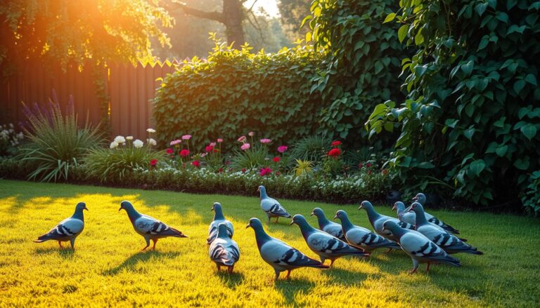 Tauben im Garten gut oder schlecht