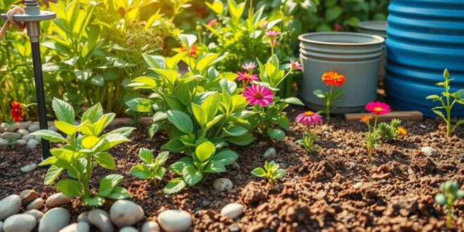 Wassersparen im Garten