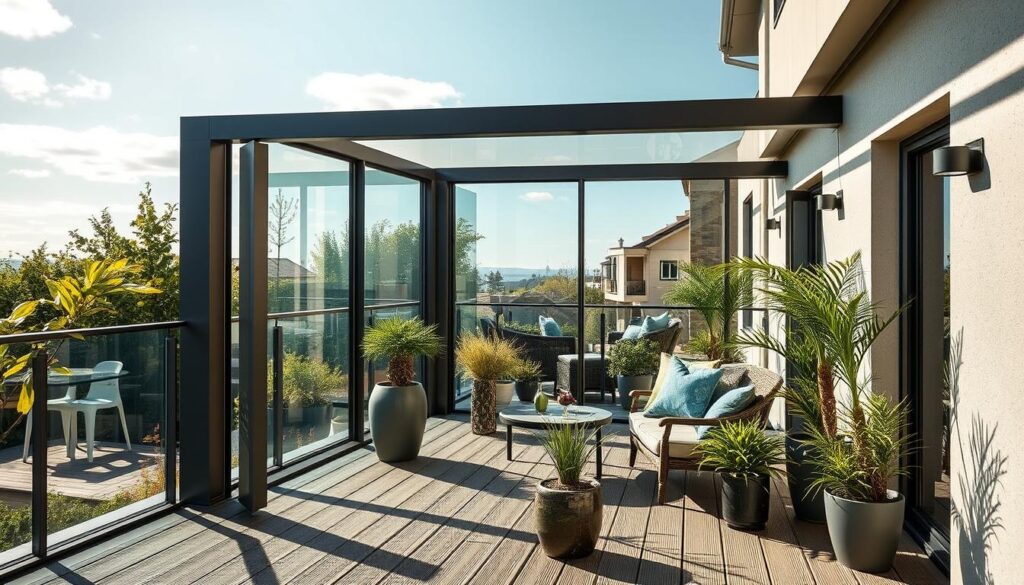 Winddicht Terrasse