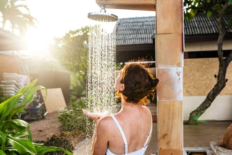 aussen-dusche