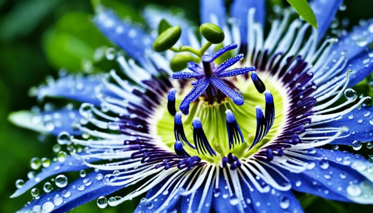 blaue passionsblume