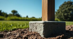 fundament zaunpfosten