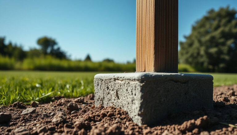 fundament zaunpfosten