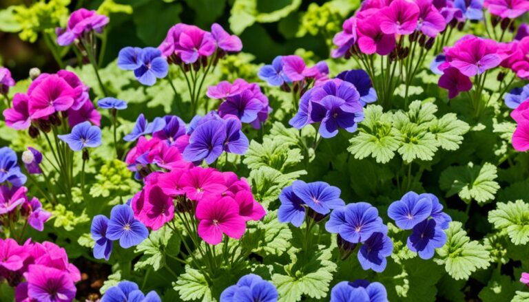 geranien im Garten