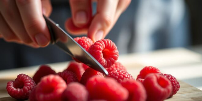 himbeeren schneiden