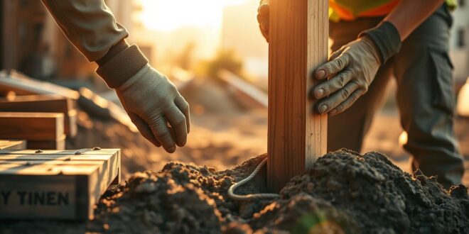 pfosten einbetonieren welcher beton