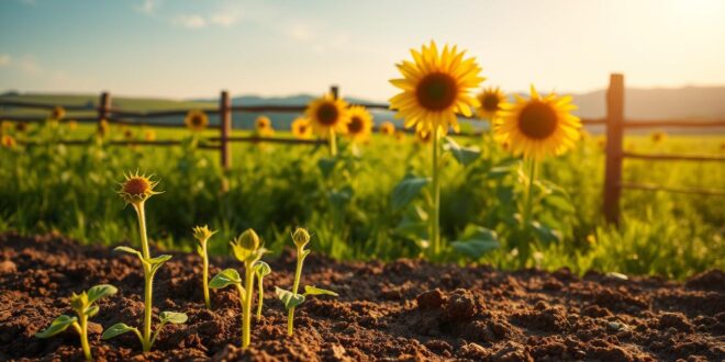 sonnenblumen säen